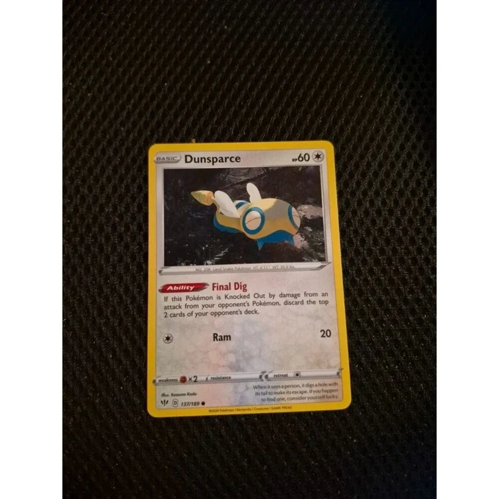 Dunsparce 137/189 Pokemon Card (2020)